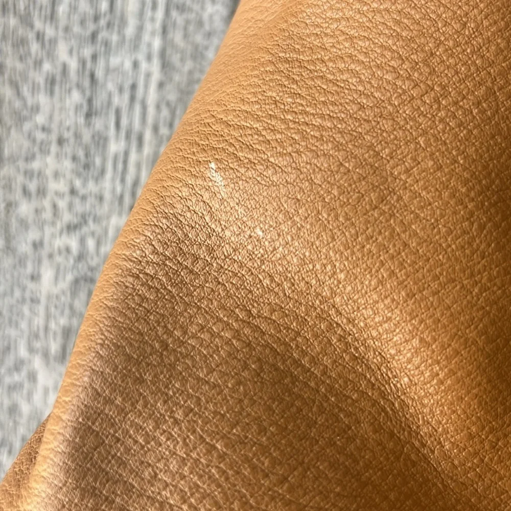 Michael Kors Purse Brown Raven Large Shoulder Bag Pebbled Leather - Picture 10 of 16